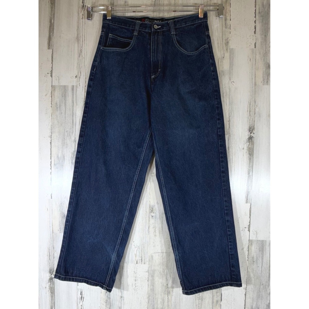 Southpole Baggy Jeans 34 (fits 32x31.5) Dark Wash Y2K Skater Streetwear READ